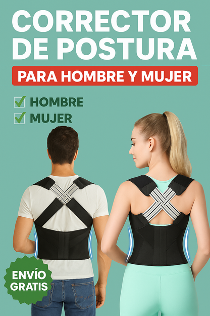 Corrector de Postura Para Mujer y Hombre