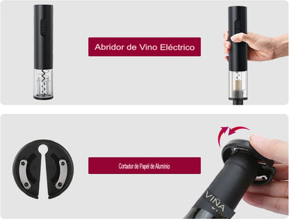 Sacacorchos eléctrico 4 en 1