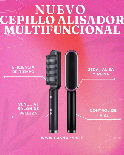Cepillo Alisador Rizador Multifuncional