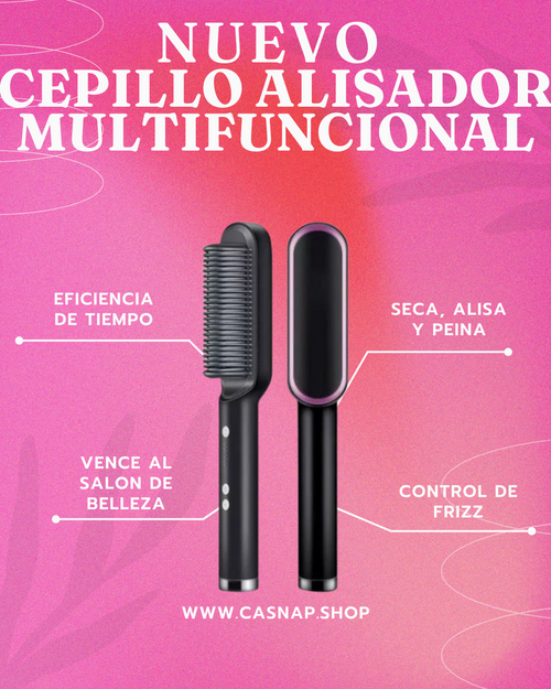 Cepillo Alisador Rizador Multifuncional