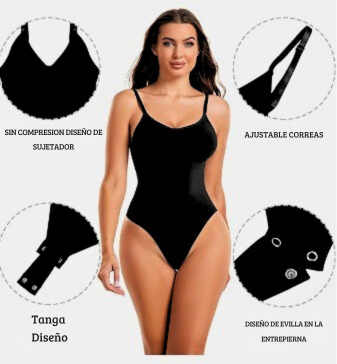Body Reductor Mujer Negro